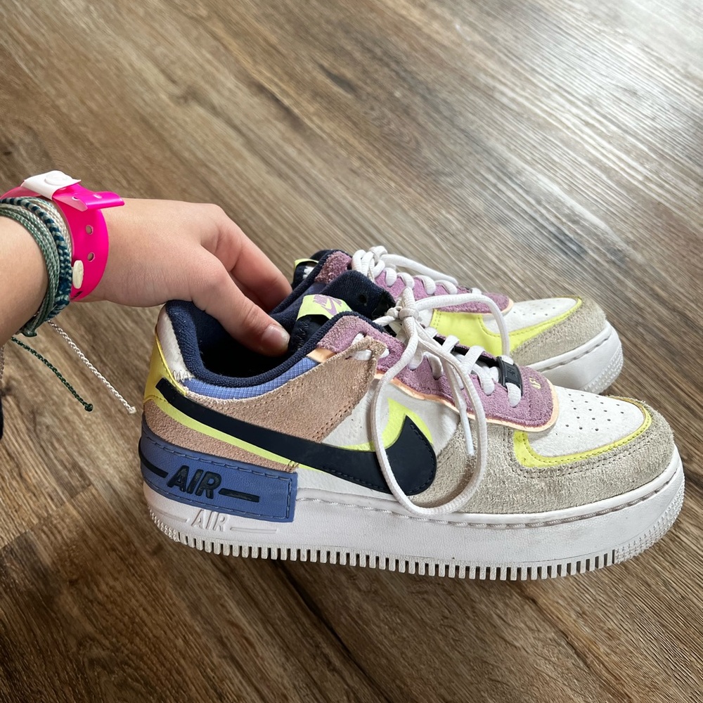 COPY - COPY - Air Force 1’s! neon color and only worn once!